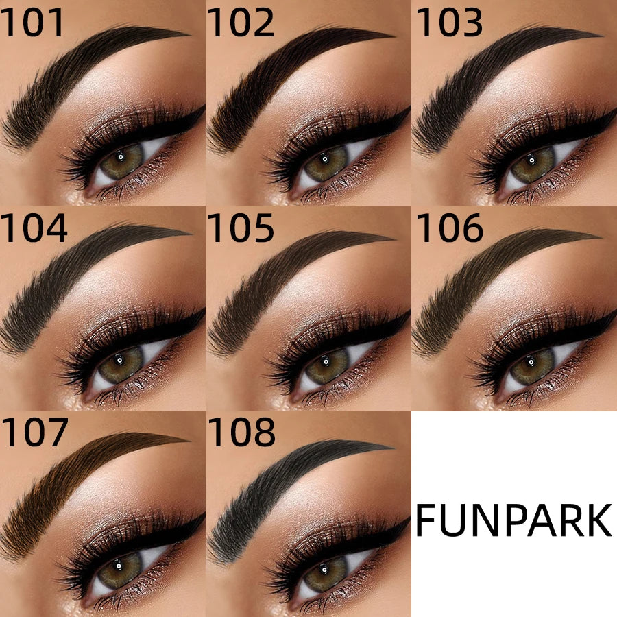 FUNPARK Microblading Eyebrow Pen – 8 Colors, Waterproof