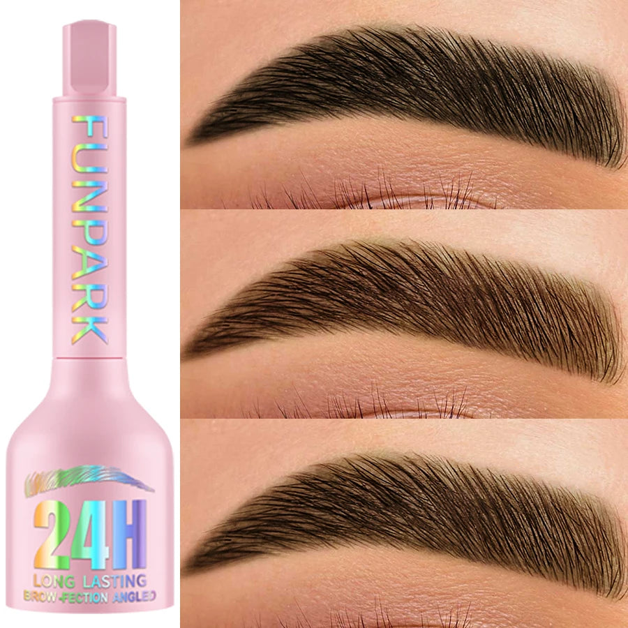 FUNPARK 3D Microblade Eyebrow Dye Cream – Waterproof, 3 Colors