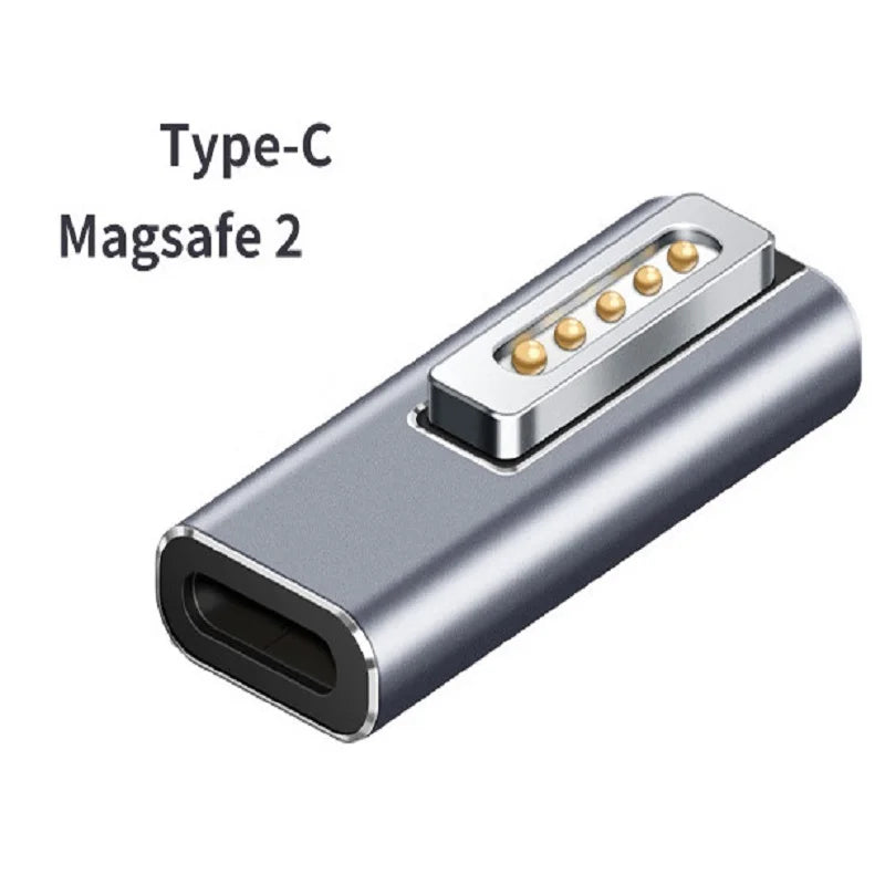 Magnetic USB C PD Adapter DC5521 Type C Magsafe1 Magsafe 2 MacBook Pro Max 5A Fast Charging USB C Female Magnet Plug Converter Oasis Select Type C To Magsafe 2