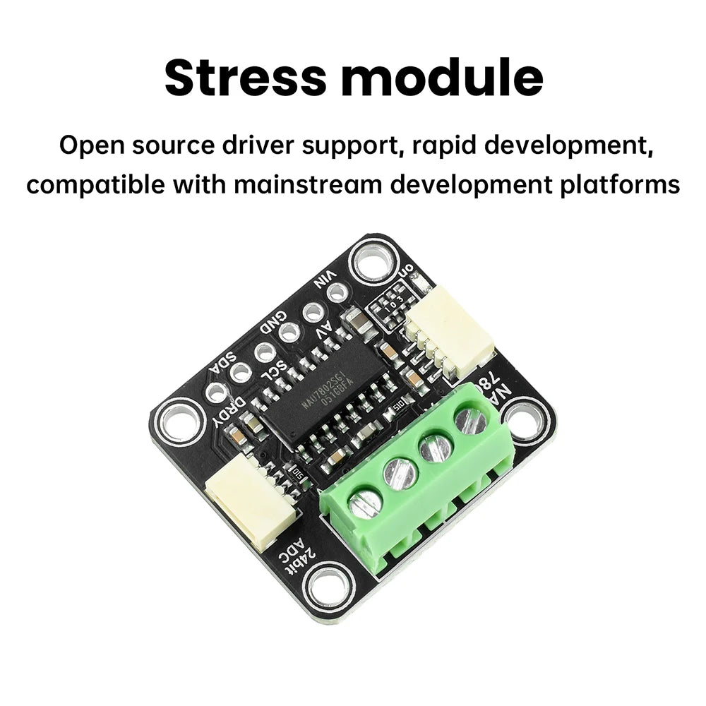 NAU7802 High-Precision Adc Module 24 Bit Adc Data Conversion Pressure Module Compatible With STEMMA QT/Qwiic Oasis Select