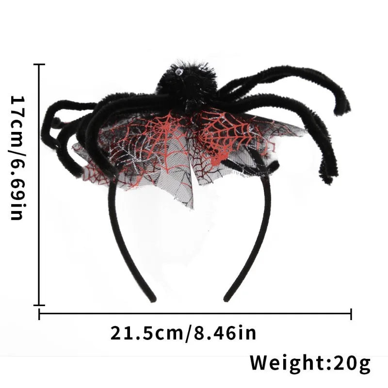 1-10PCS Witch Hat Spider Headband Halloween Party Favor Costume Masquerade Funny Hair Accessory for Women Adult Cosplay Oasis Select