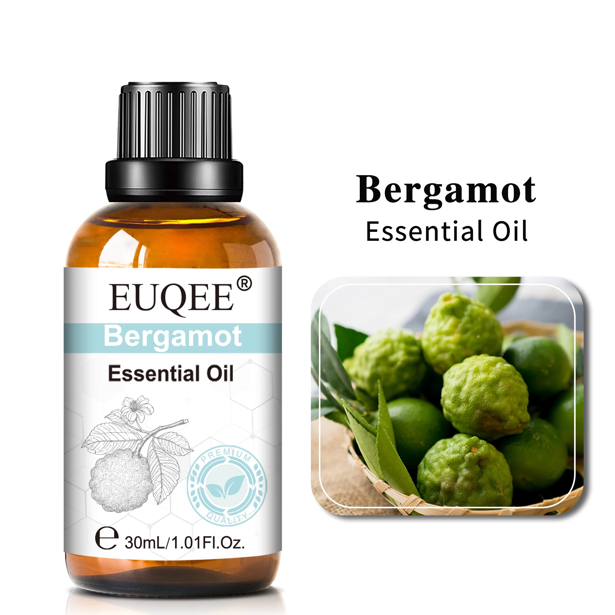 EUQEE 30ml Aromatherapy Essential Oil | Diffuser & Reed Oil