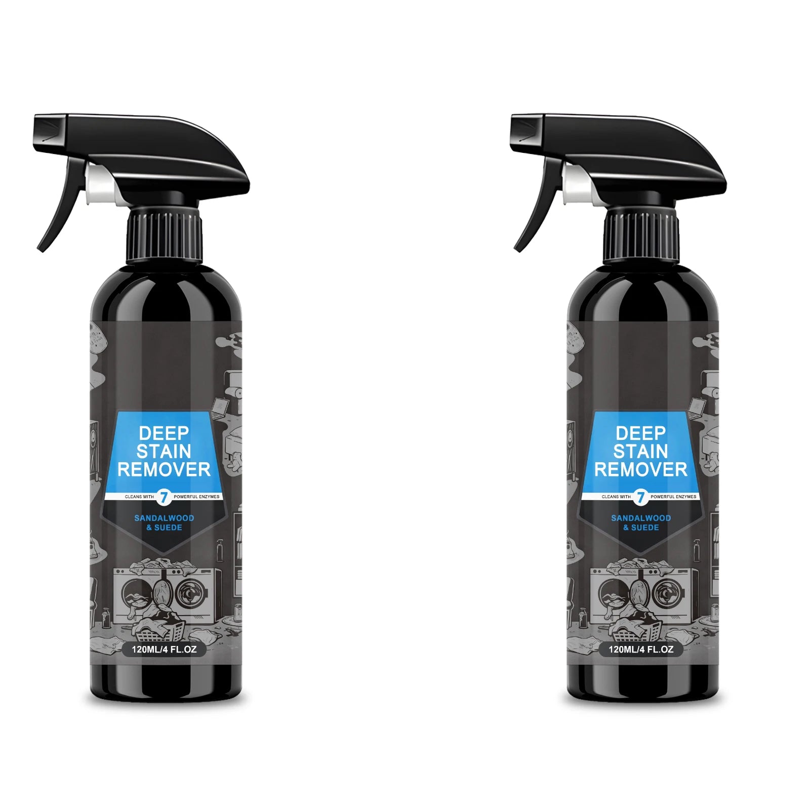 Laundry Detergent Stain Remover Gentle Clothing Cleaner Oil Stain Removal Fabric Care Rapid Decomposition Fast Acting 120ml Oasis Select 240ml