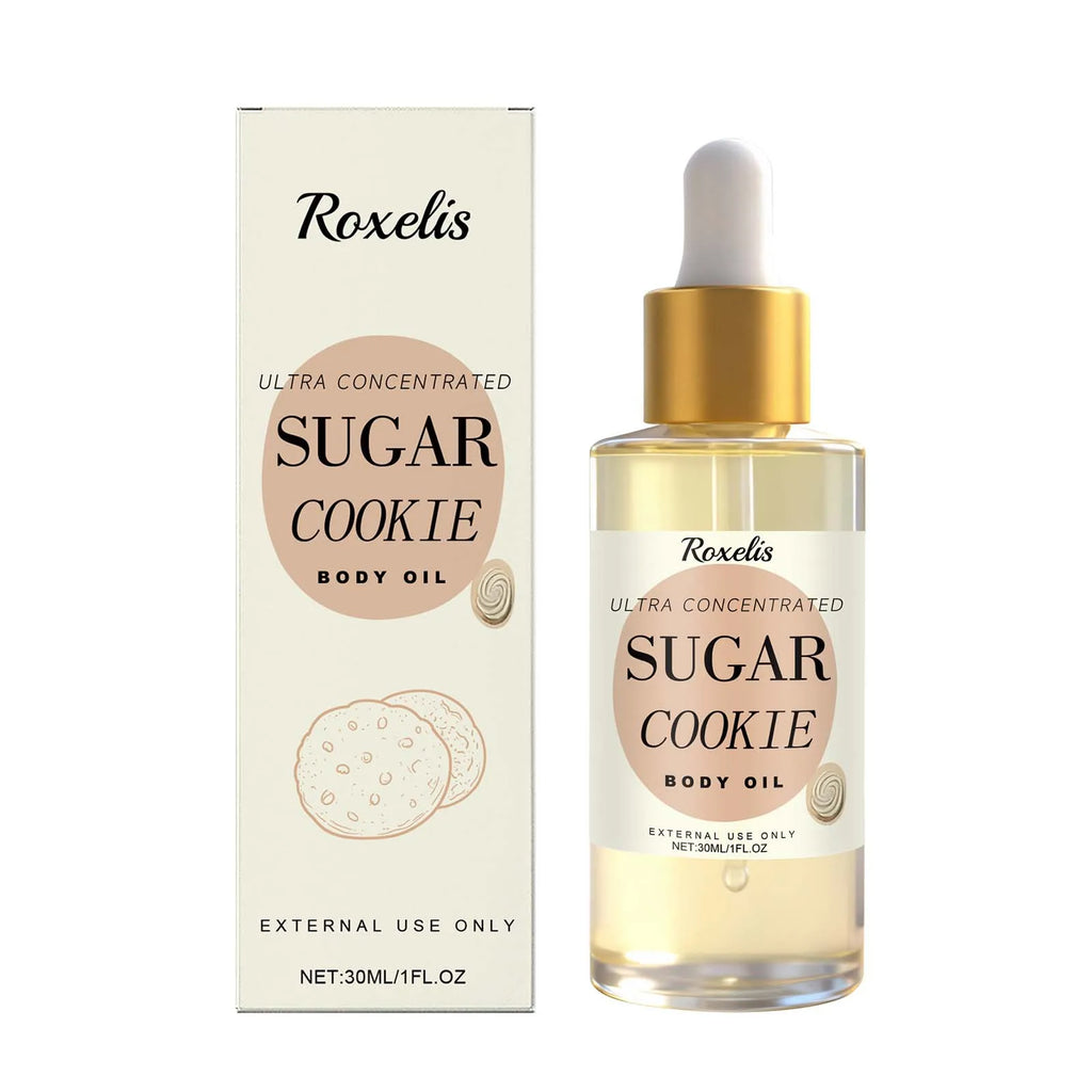Sugar Cookie Fragrance Body Oil – Shea Butter & Vitamin E Fragrance Body Oil Oasis Select 30ml Boxed