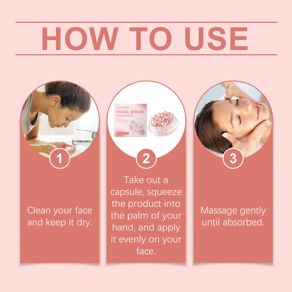 Retinol Face Essence Capsule Firming Increase Skin Elasticity Reduce Skin Flabby Prolapse Relieve Fine Lines Moisturizing Serum Oasis Select