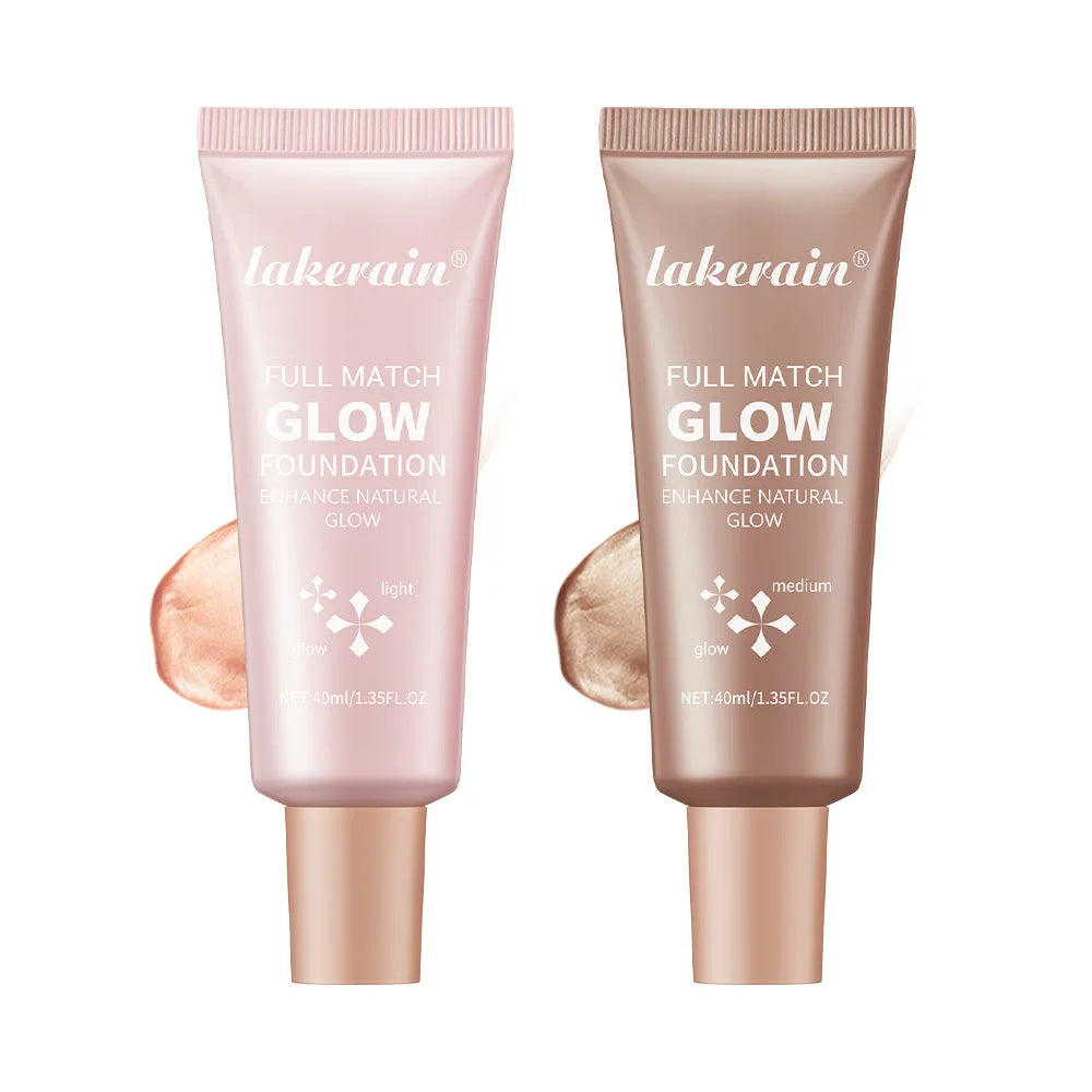 Glowing Foundation Natural Glow Enhancer Moisturizing Lightweight Base Multi-purpose Highlighter Liquid Foundation Cosmetics Oasis Select 2 and 3