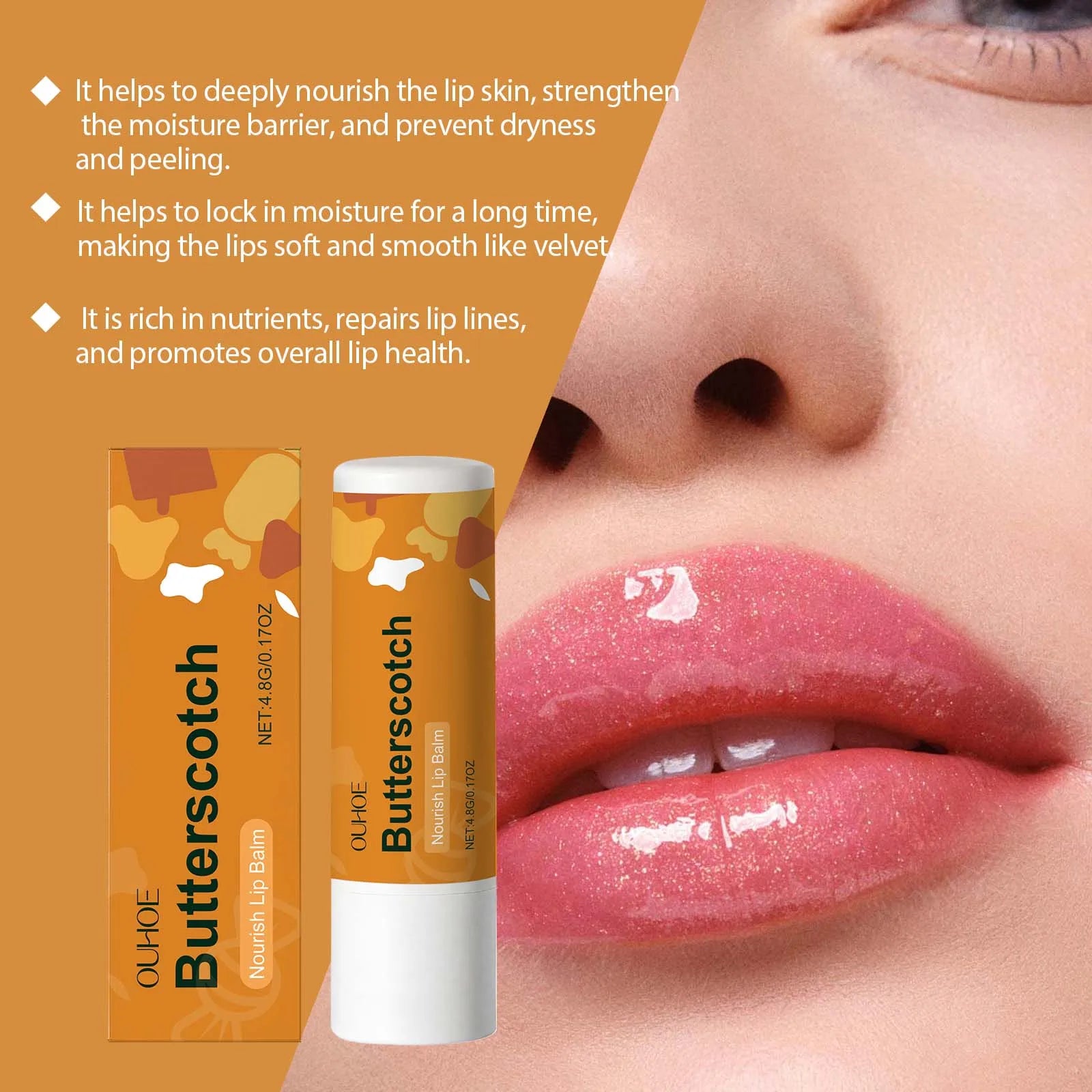 Anti-Chapped Lip Balm with Multiple Flavors Deeply Nourishes Lip Skin Improves Dryness and Plumps Lips Soft and Hydrated Lips Oasis Select