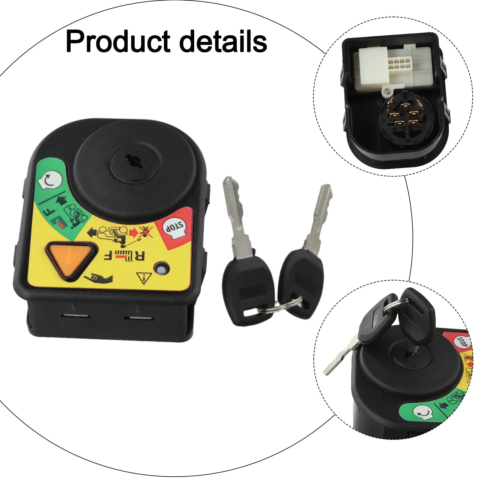 Direct Fit Ignition Switch Car Maintenance Easy Installation Long-lasting Durability Modern Design For Ignition Control Oasis Select