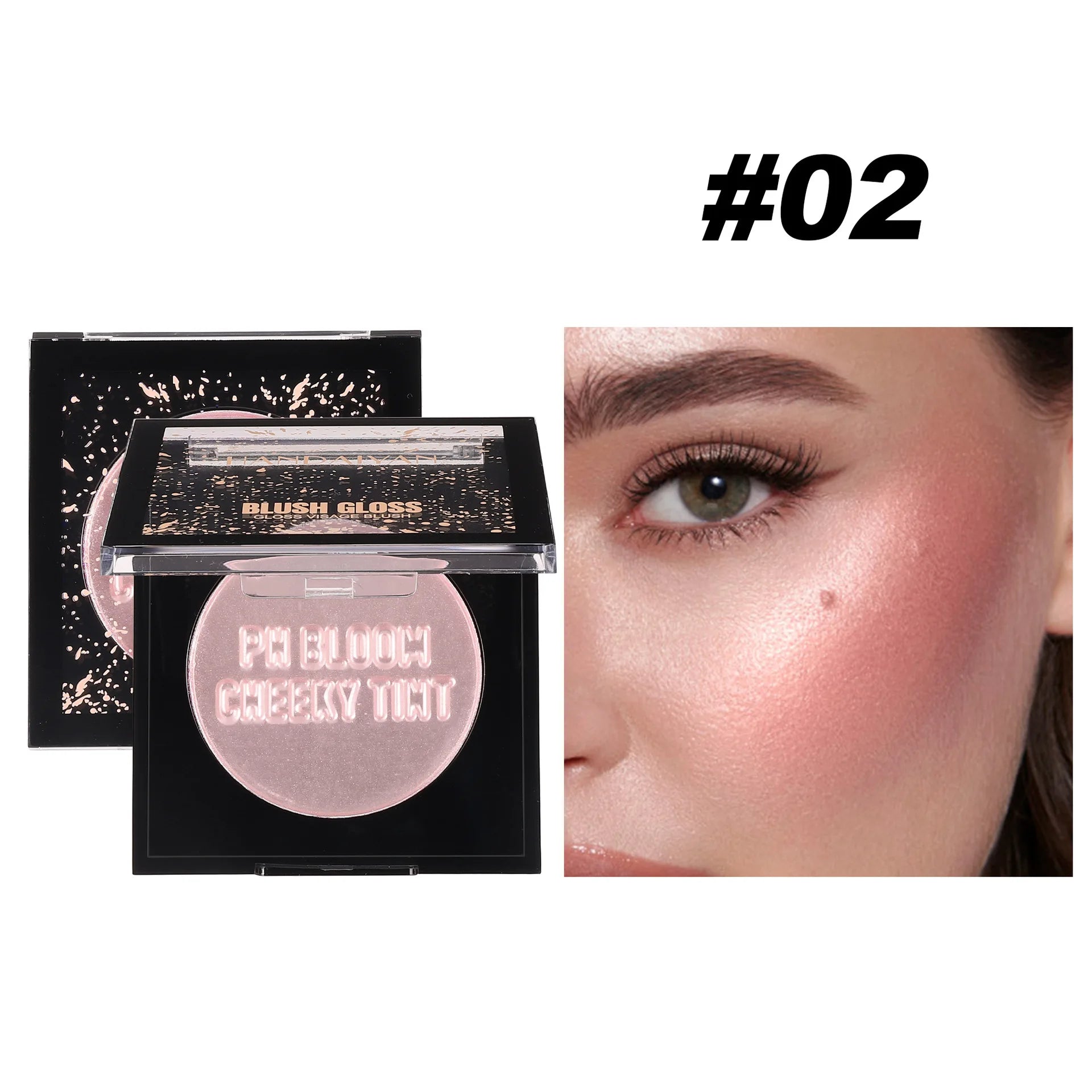 PH Bloom Multi Use Cheek Blush Tint Gradient Highlighter Gloss Natural Long Lasting Pink Powder Blusher Makeup Contour Oasis Select 02