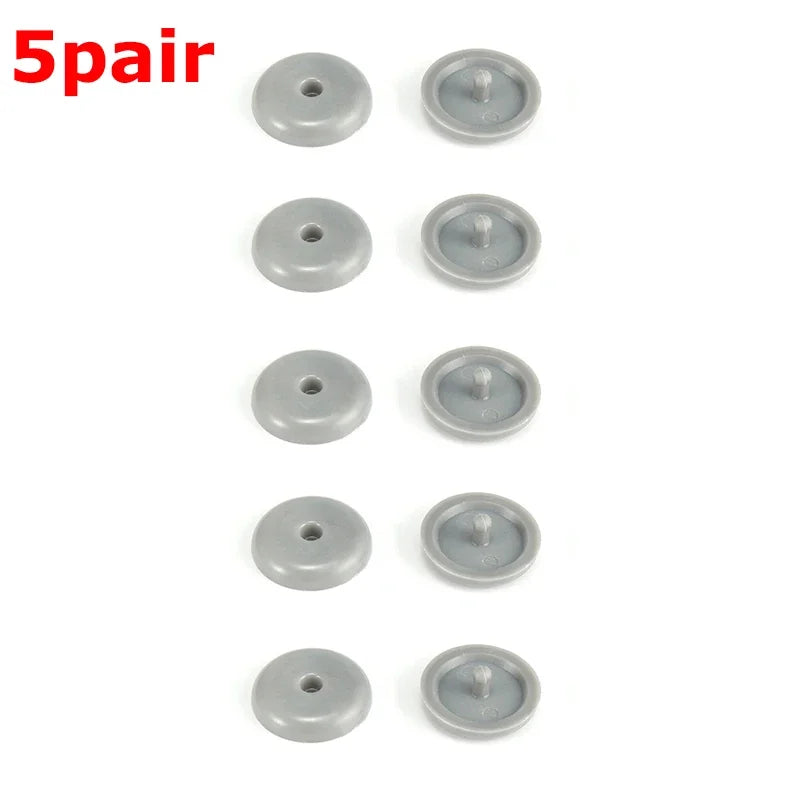 20 PCs car safety seatbelt stopper buckle automobile seat belt spacing limit stop plastic anti-slip button retainer car interior Oasis Select gray 5 pairs