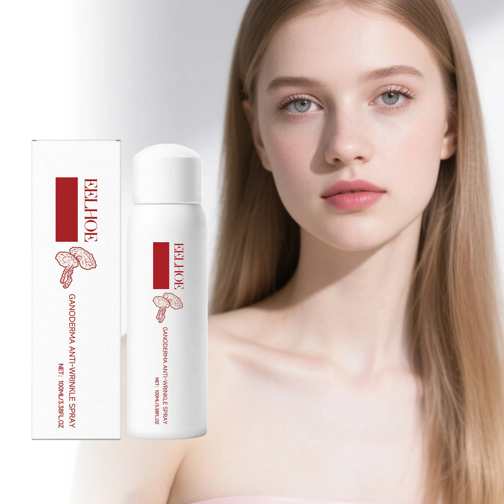 Lingzhi Moisturizing Facial Toner Spray Anti-Wrinkle Hydrating Brightening Refreshing Non-sticky Rejuvenating Ganoderma Face Mis Oasis Select