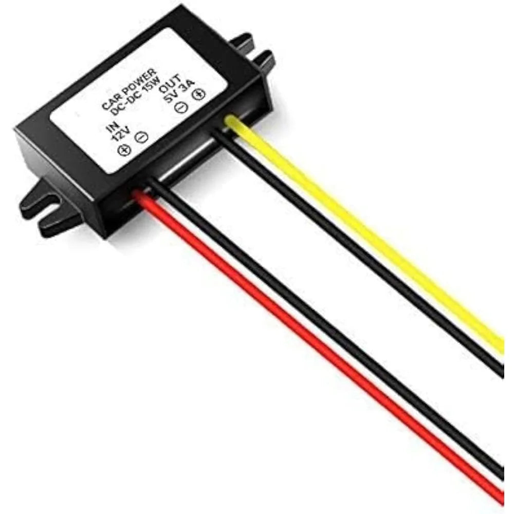 DC/DC 12V To 5V 3A 15W Step Down Converter Module Buck Voltage Reducer Power Supply For LED Car Display GPS Navigation MP3 MP4 Oasis Select 12V To 5V 3A