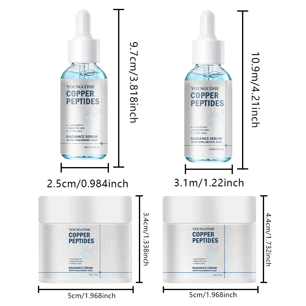 YOUNGCOME Copper Peptides Radiance Cream & Serum Set