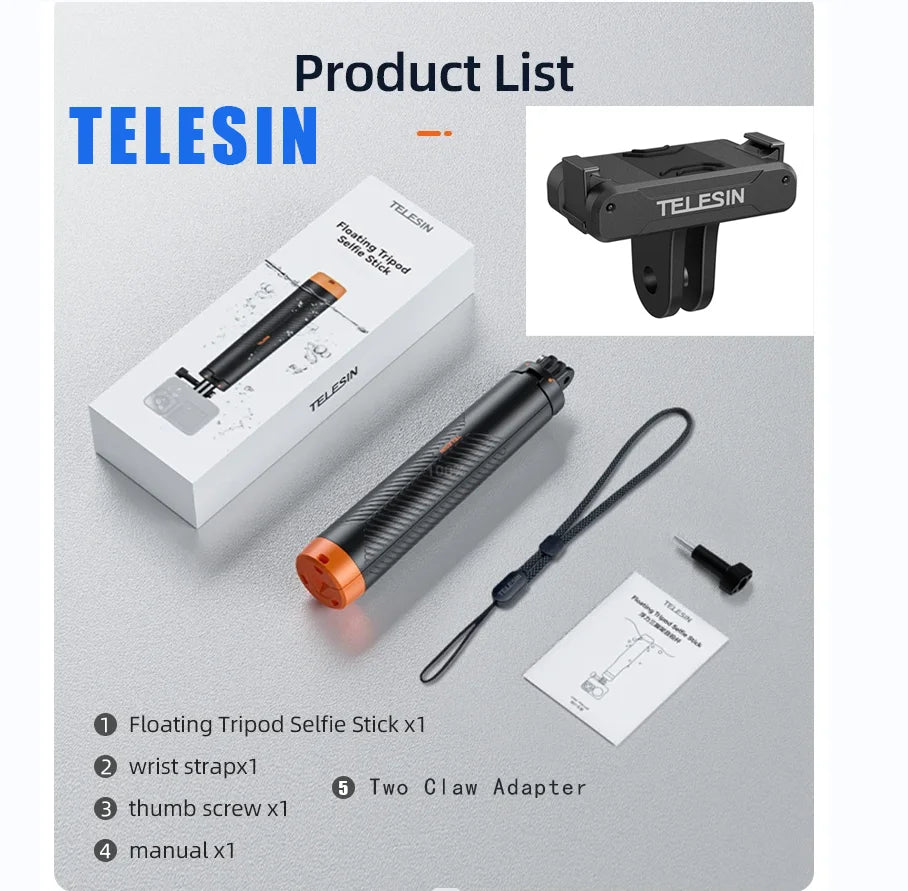 TELESIN Quick Release Magnetic Adapter for DJI Osmo Nano & Action 6