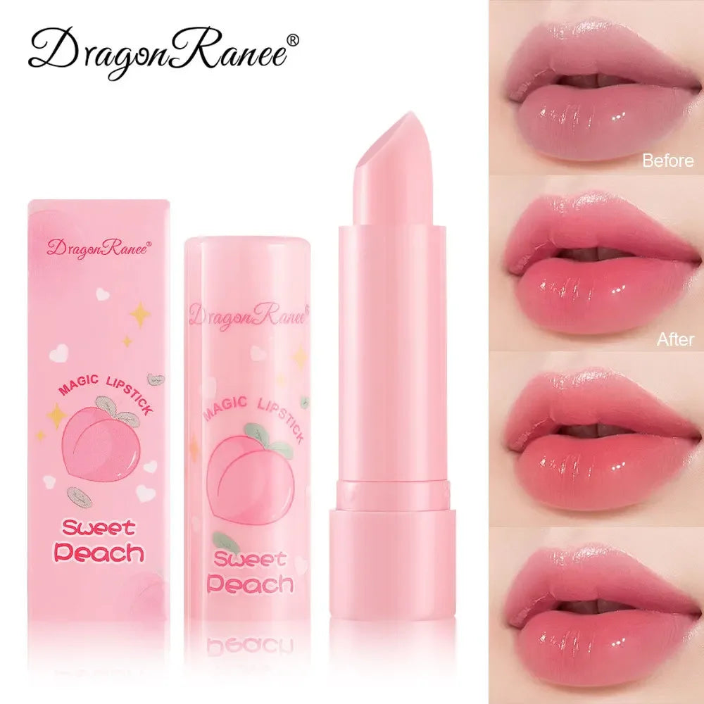 Dragon Ranee Color-Shift Peach Jelly Lip Balm – Tinted & Long-Lasting