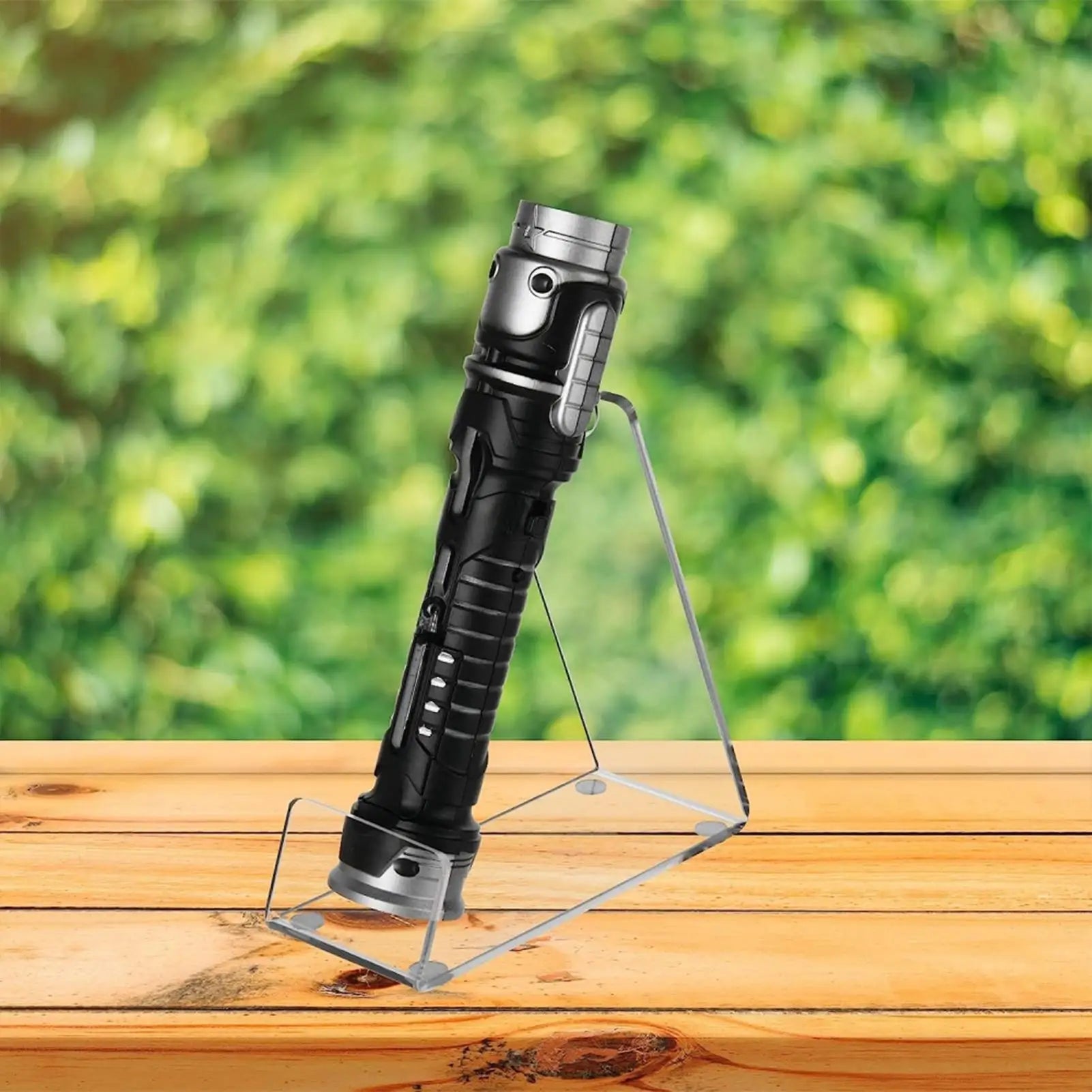 Acrylic Display Stand Multifunctional Transparent LightsaberDisplay Simple Acrylic Stand Acrylic Holder With Non-Slip Mat Oasis Select