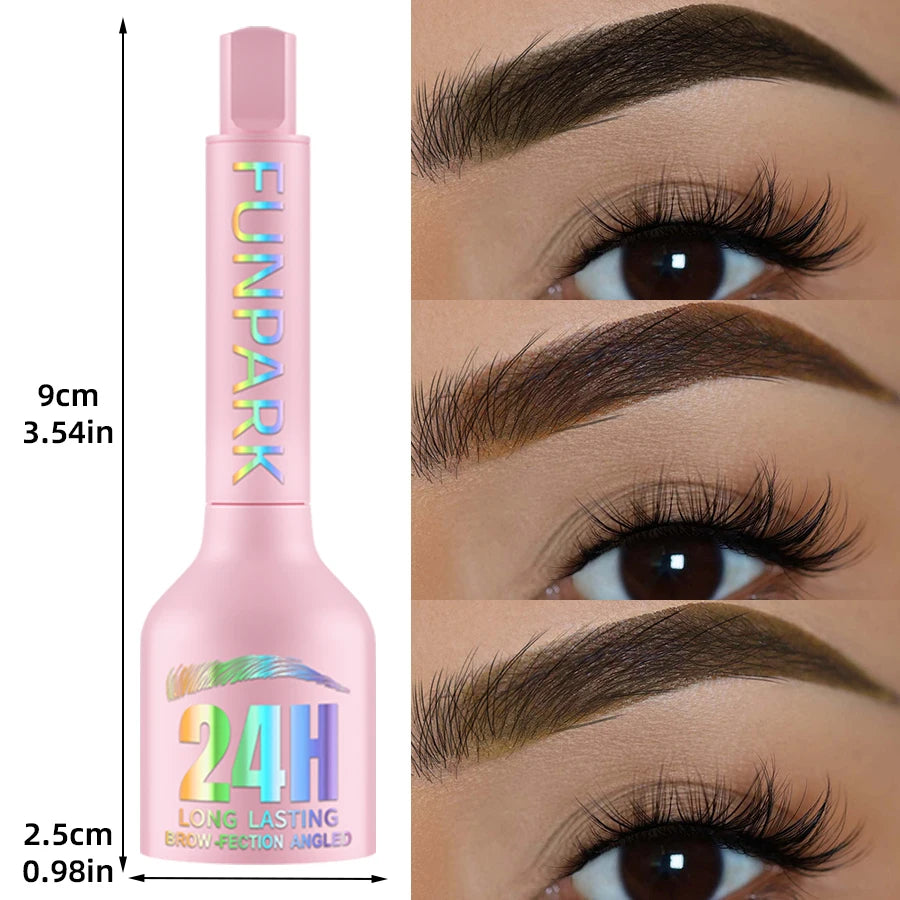 FUNPARK 3D Microblade Eyebrow Dye Cream – Waterproof, 3 Colors