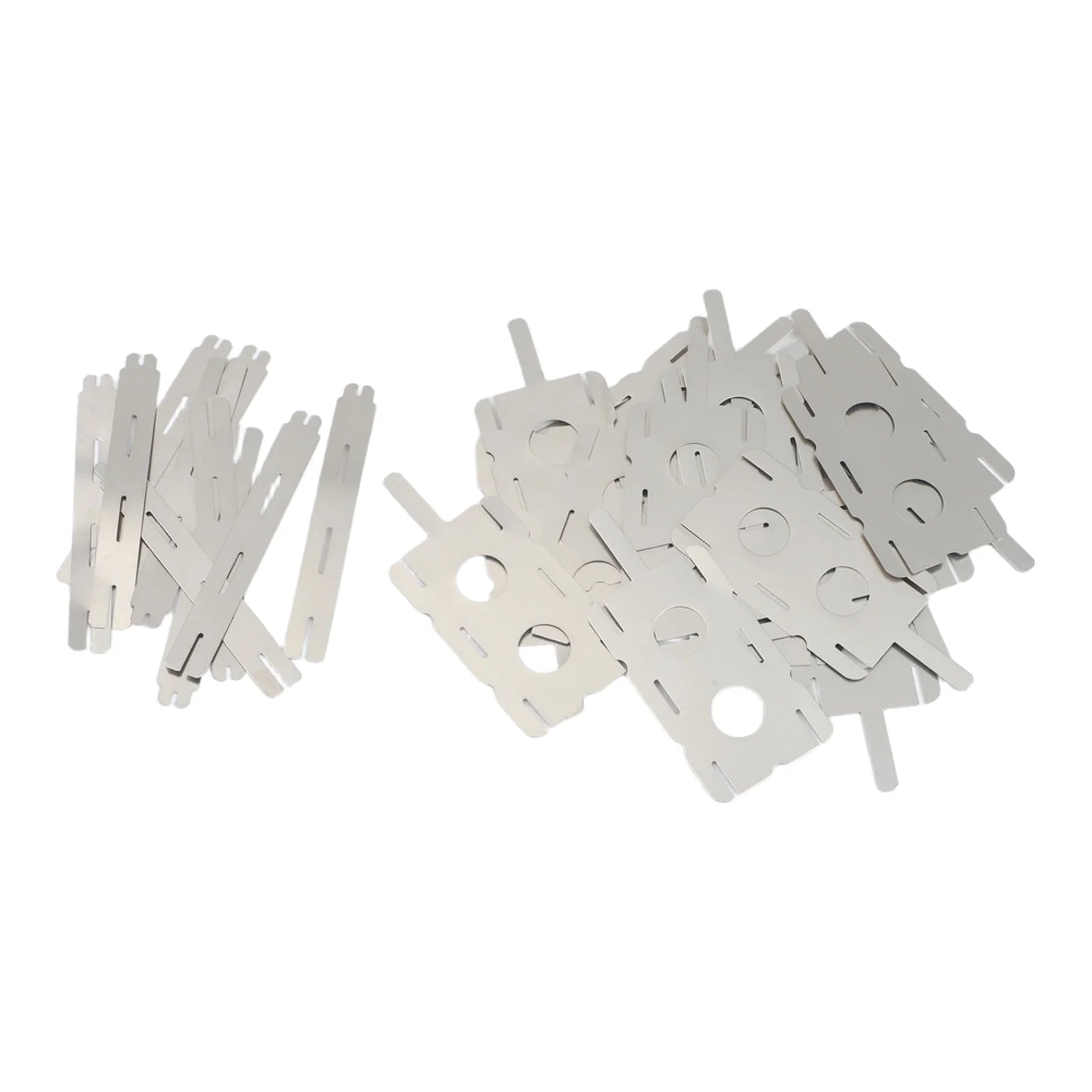 30PCS Lithium Battery Nickel Sheet Polygonal Battery Plating Nickle Sheet For Spot Welding Nickel Plates Oasis Select 30pcs