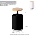 Household creative press-type toothpick box large-capacity grid toothpick tube simple personality toothpick storage tube Oasis Select Black