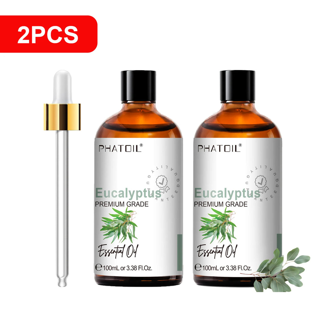 PHATOIL 100ml Pure Aromatherapy Essential Oil for Diffuser
