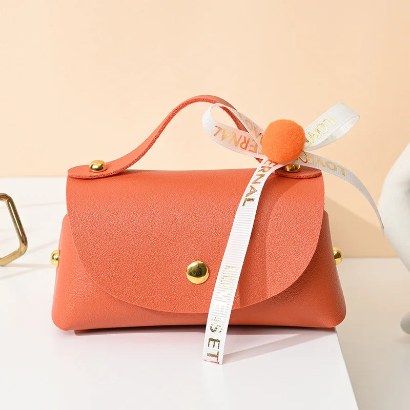 1pcs Leather Gift Bags Bow Ribbon Packaging Bag Wedding Favour Distributions Bags Baby Birth Candy Packaging Box Mini Handbag Oasis Select B Other
