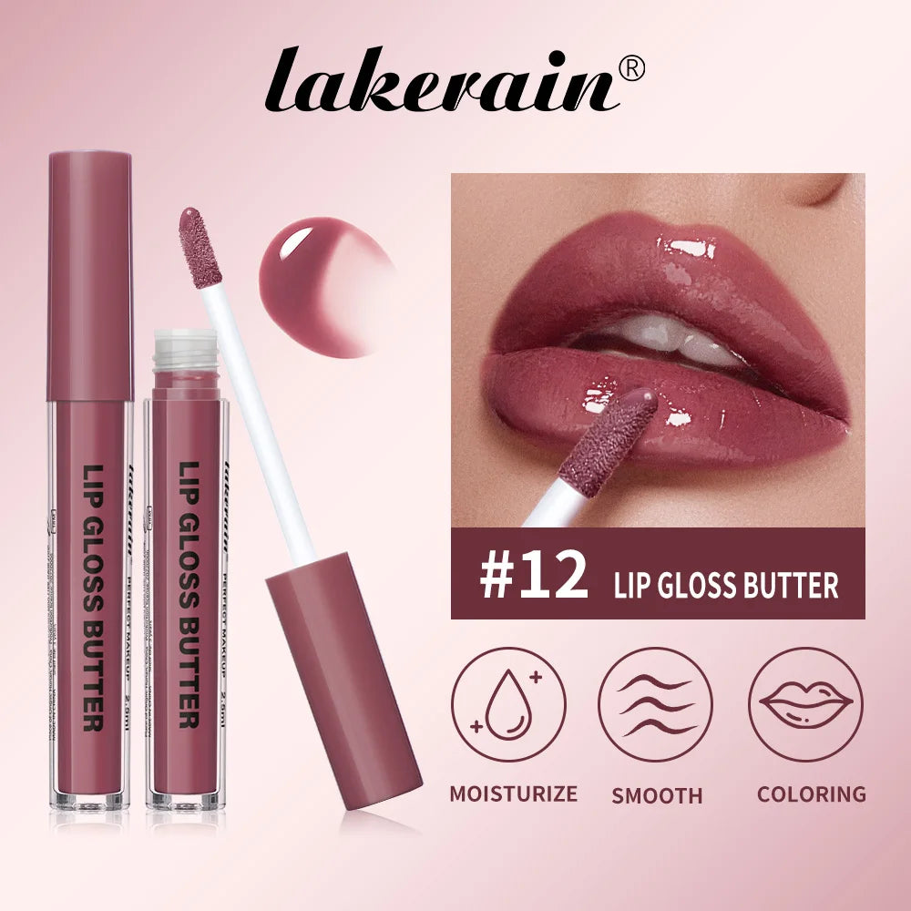 Glossy Non-stick Cup Lip Gloss Moisturizing Mirror Lipgloss Lasting Color Plumping Lip glaze Dye Lip Liquid Makeup For Women Oasis Select