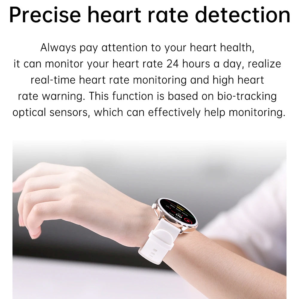 1.32" Smart Watch Women Blue Tooth Call Smartwatch 2023 Original Lady Watches Sports Fitness Heart Rate Waterproof Bracelet Oasis Select