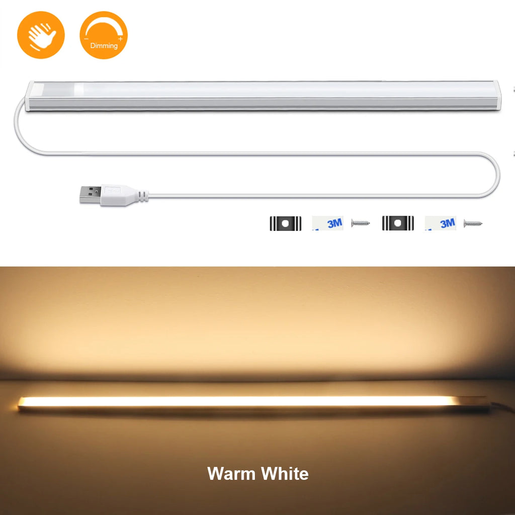 5V Hand Sweep Sensor Switch Detector USB Hand Wave Smart Motion Sensor Light Bar for Kitchen Wardrobe Indoor Night Lighting Oasis Select 40cm Warm Dimmable