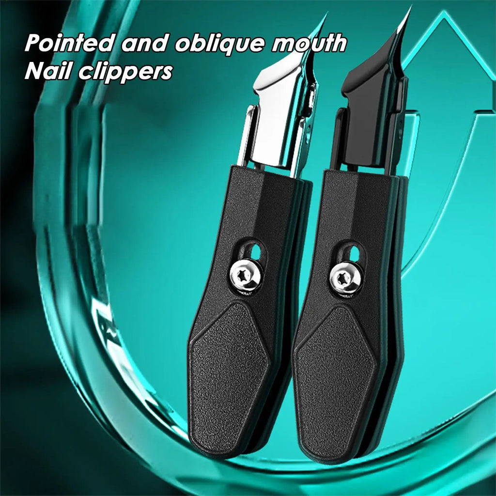 Curved Nail Clippers Diagonal Nail Clipper Precision Cutter Remover Trimmer Grooming Tool for Seniors Professional Travel Home Oasis Select