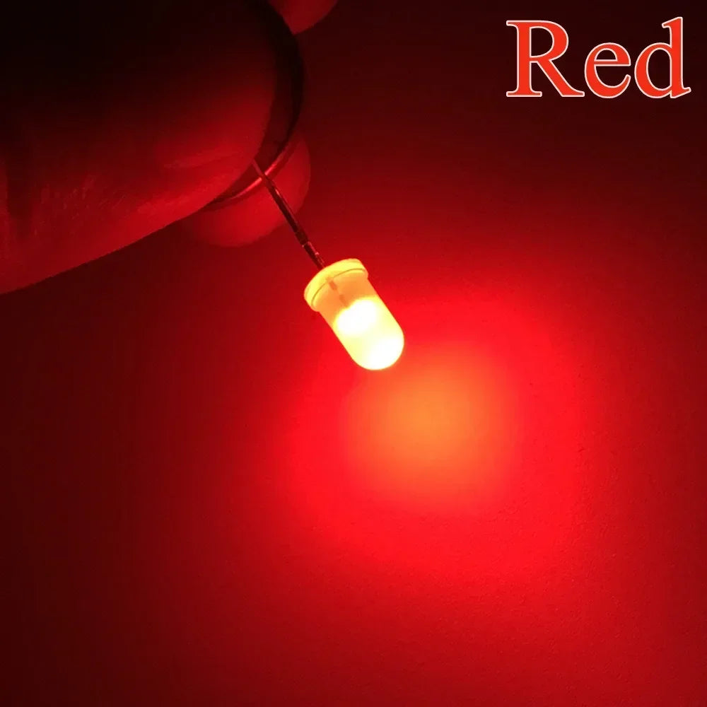1000Pcs 5mm Diffused LED Diodes – 6-Color DIY Lighting Kit