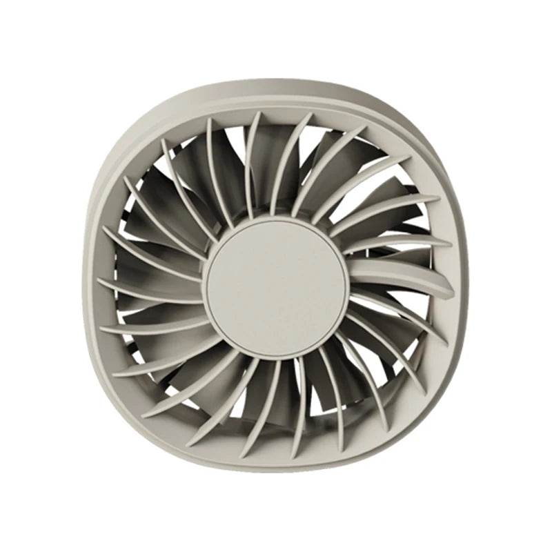Powerful Cooling Solution; USB Car Vent Fan with Adjustable Speeds and Light; Ideal for Rear Seat Heat Dissipation Oasis Select A2
