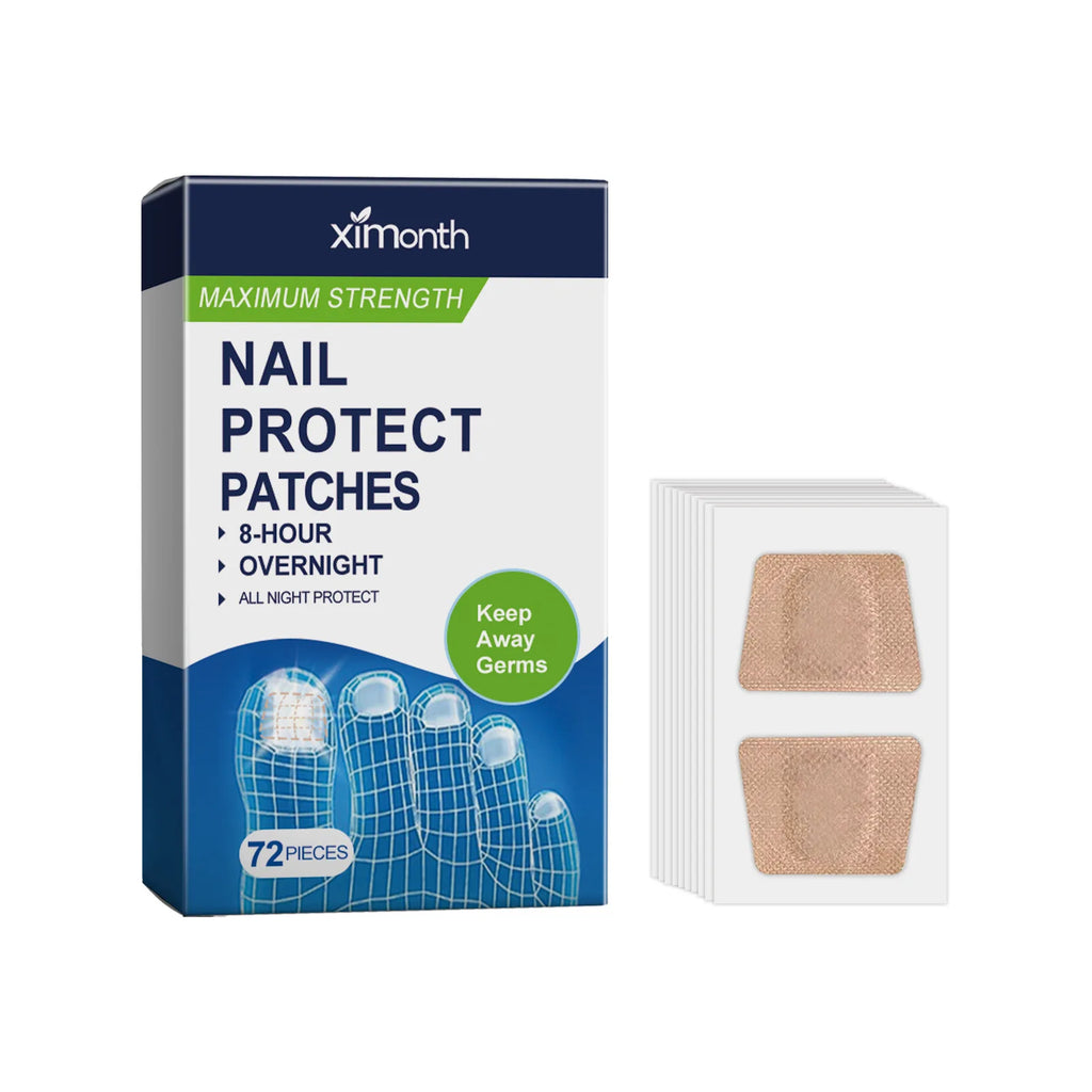 XIMONTH Nail Care Patch Eliminate Dirts Relieve Discomfort Repair Damage Correcte Surface Brightening Luster Nail Nourish Patch Oasis Select 72pcs Boxed