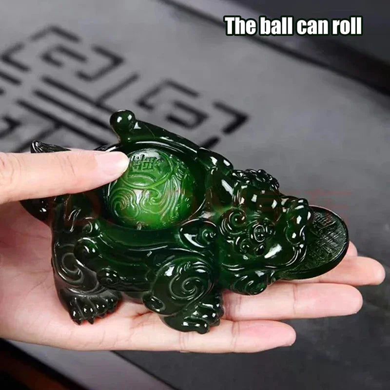 1PC Boutique Tea Pet Water-spraying Pixiu Tea Pet Ornament Handmade Tea Ceremony Tea Game Financial Tea Table Gift Oasis Select