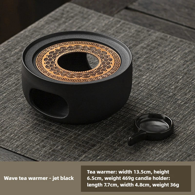 Ceramic Warm Tea Stove Small Stove Tea Cooking Insulation Base Heating and Fragrance Dispenser Chinese Style Oasis Select A