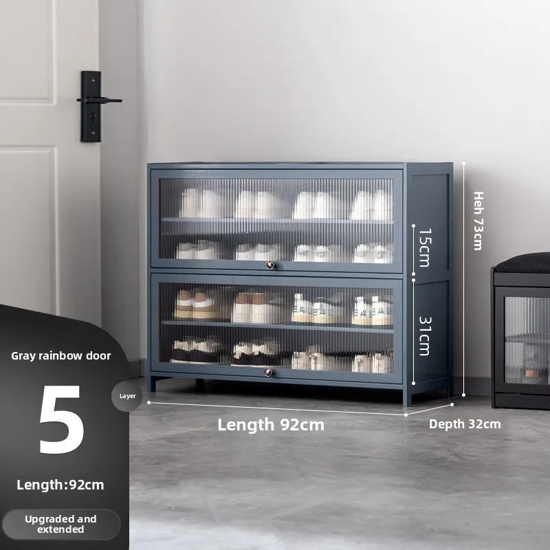 Shoe cabinet door, household door, shoe rack, multi-layer simple and large-capacity storage, indoor entry, dormitory Oasis Select Fifth floor 92