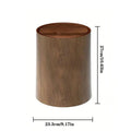 Retro Wood Trash Can Waterproof Wastebasket Decoration Bathroom Dustbin Household Large Capacity Garbage Bin Kitchen Accessories Oasis Select YELLOW 8L