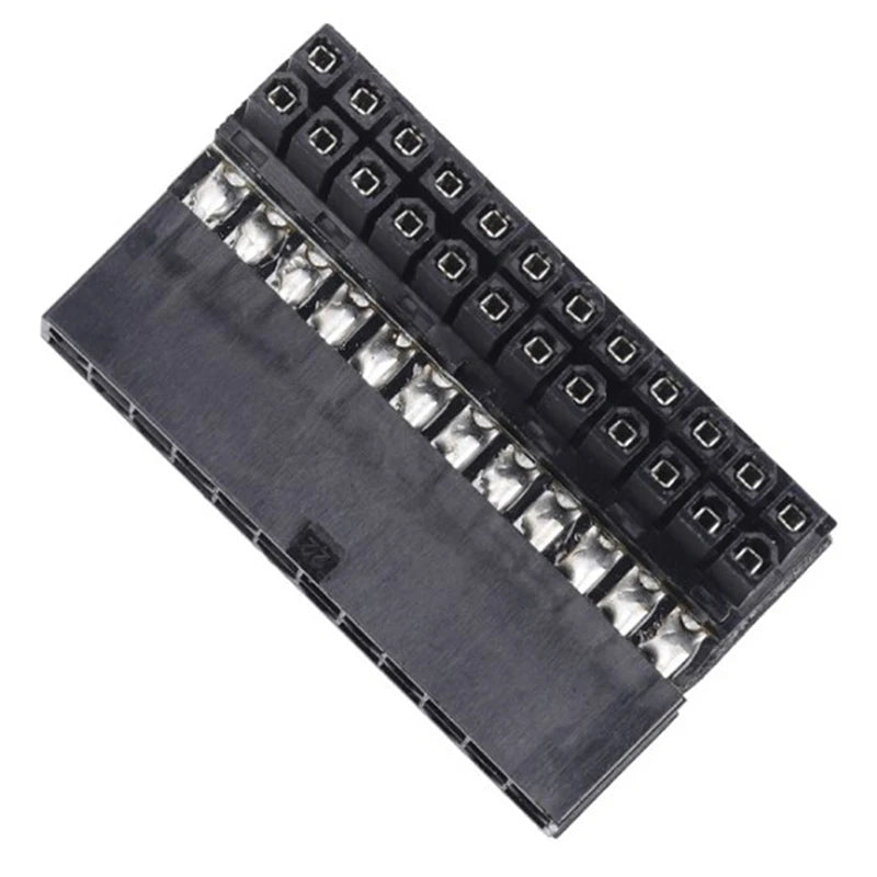 ATX 24Pin 90 degree 24 pin to 24pin Power Plug Adapter Mainboard Motherboard Power Connectors Modular for Power Supply Cables Oasis Select