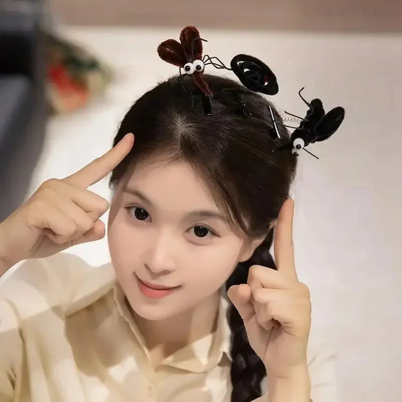 Mosquito Plush Hairpin – Cute Cartoon Insect Hair Clip Novelty Hair Clip Oasis Select