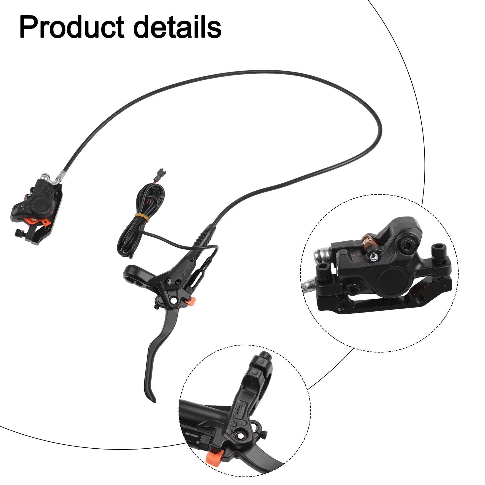 2 Options of Braking Direction with the E Bike MTB Bikes Hydraulic Disc Brake Set and Electric Power Control Shifter Oasis Select