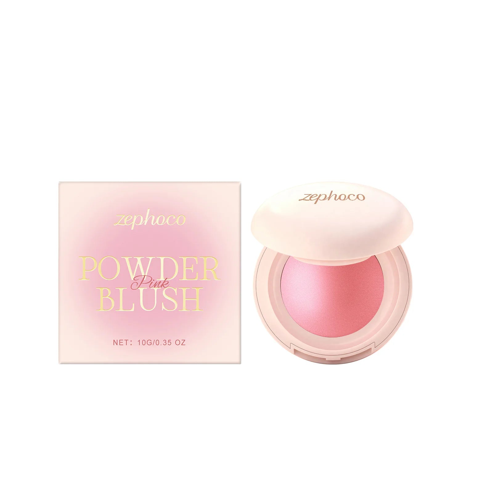 Zephoco Silky Moisturizing Blush – Pigmented Radiant Finish