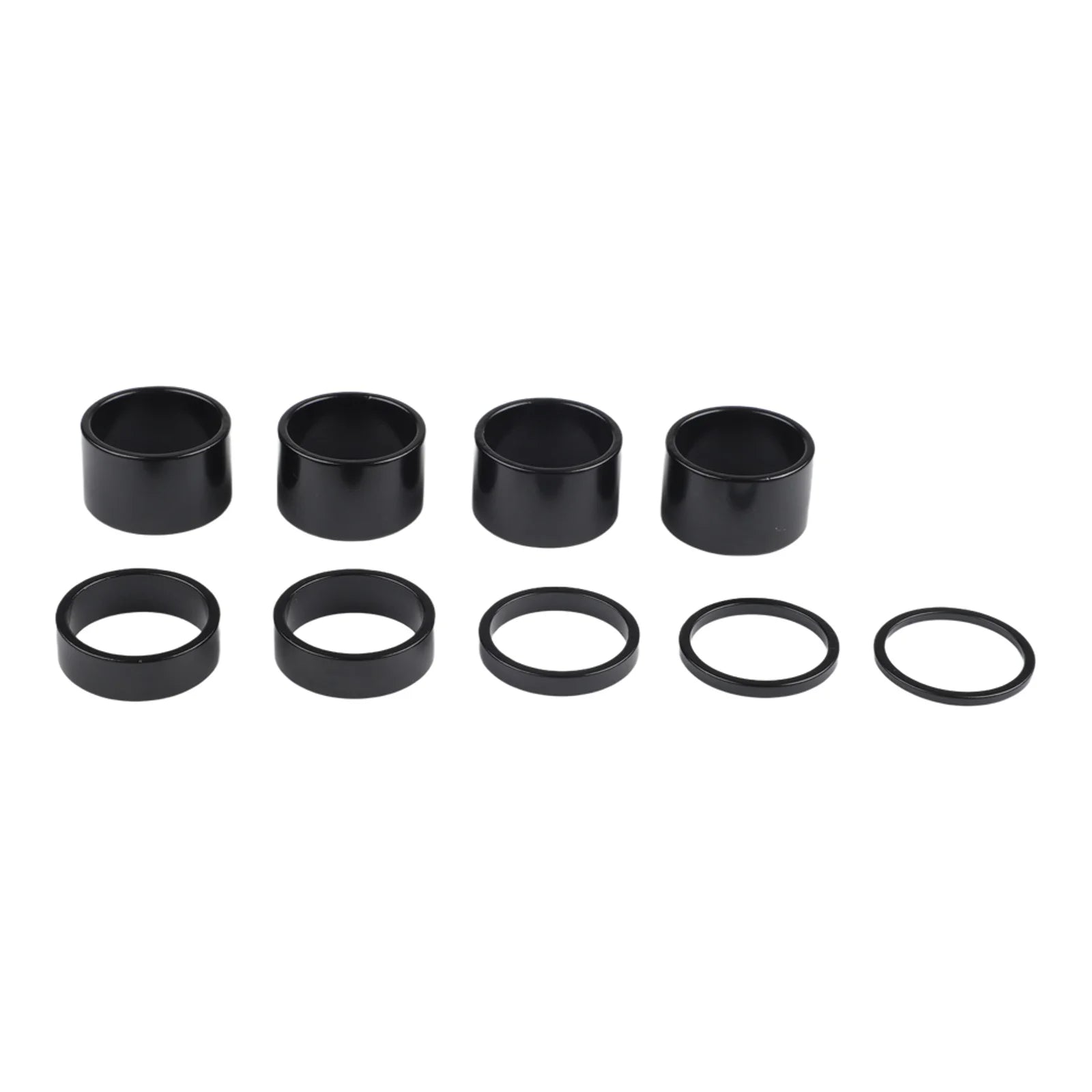 Biking Adjustment Aluminum Stem Riser Set Stackable Design Adjustable Bike Handlebar Spacers Bicycle Handlebar Oasis Select F