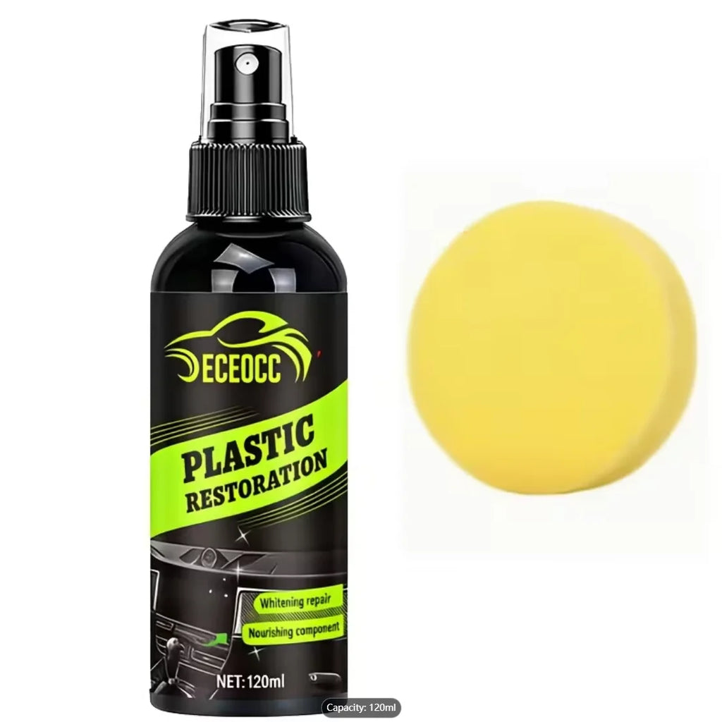 Auto Plastic, Leather & Tire Restoration Spray | Long-Lasting Shine Car Restoration Spray Oasis Select Default Title