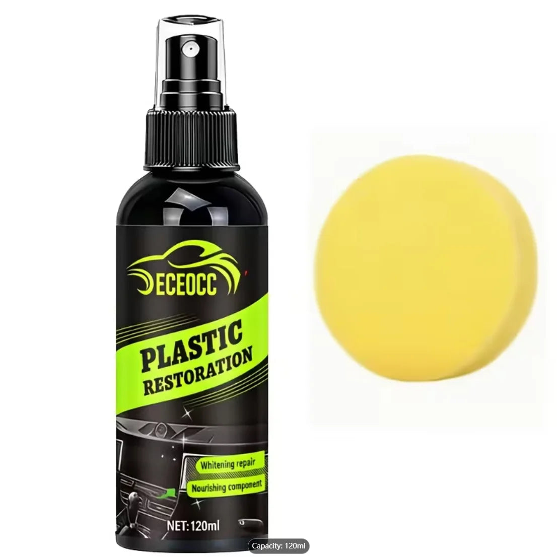 Auto Plastic, Leather & Tire Restoration Spray | Long-Lasting Shine Car Restoration Spray Oasis Select Default Title