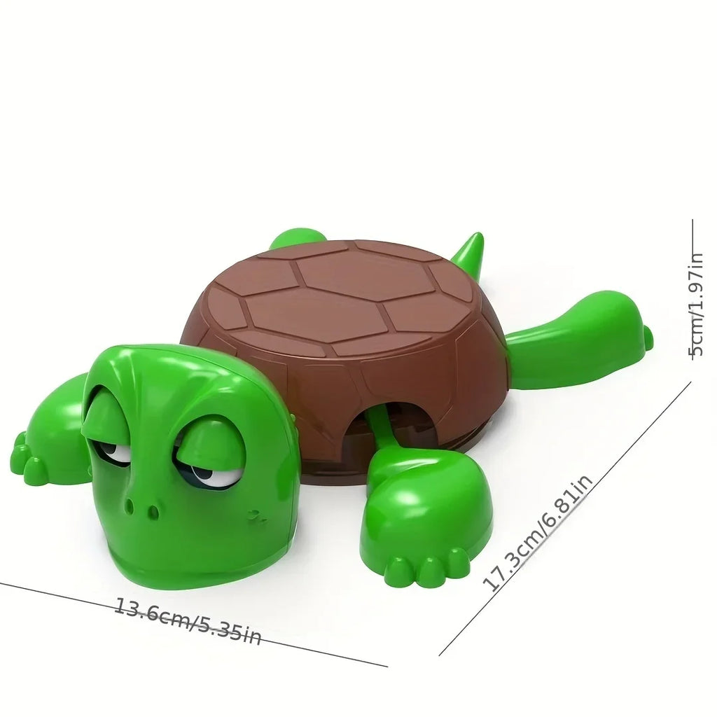 1pc Funny Turtle Coaster with "Oops!" Sound - Interactive Prank Toy for Desk, Novelty Office Home Decoration Gift Oasis Select green