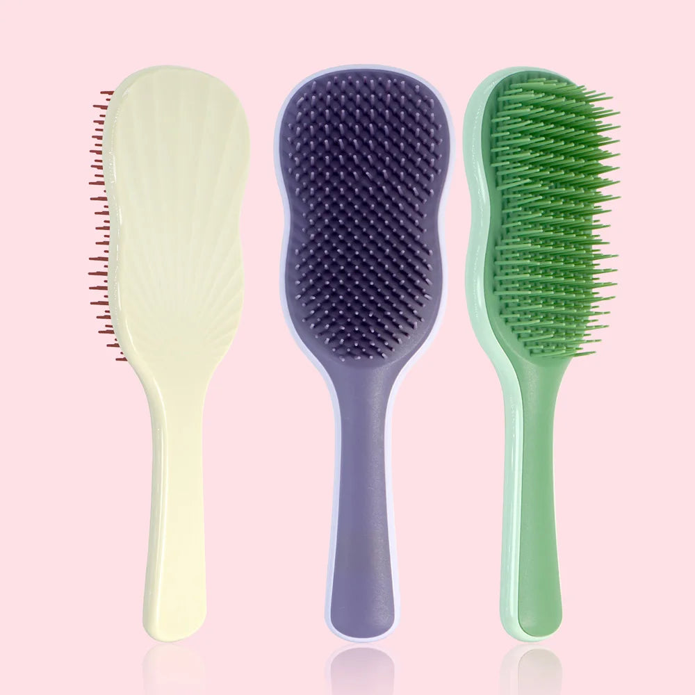 Professional Hair Brush Ergonomic Handle Detangling Smoothing Styling All Hair Types Great Hair Day Everyday Oasis Select
