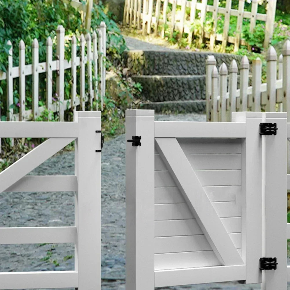 1 Set Fence Hinges Stainless Steel Long-lasting Hinges Garden Door Hardware Suitable For Secure Fences And Enclosures Oasis Select