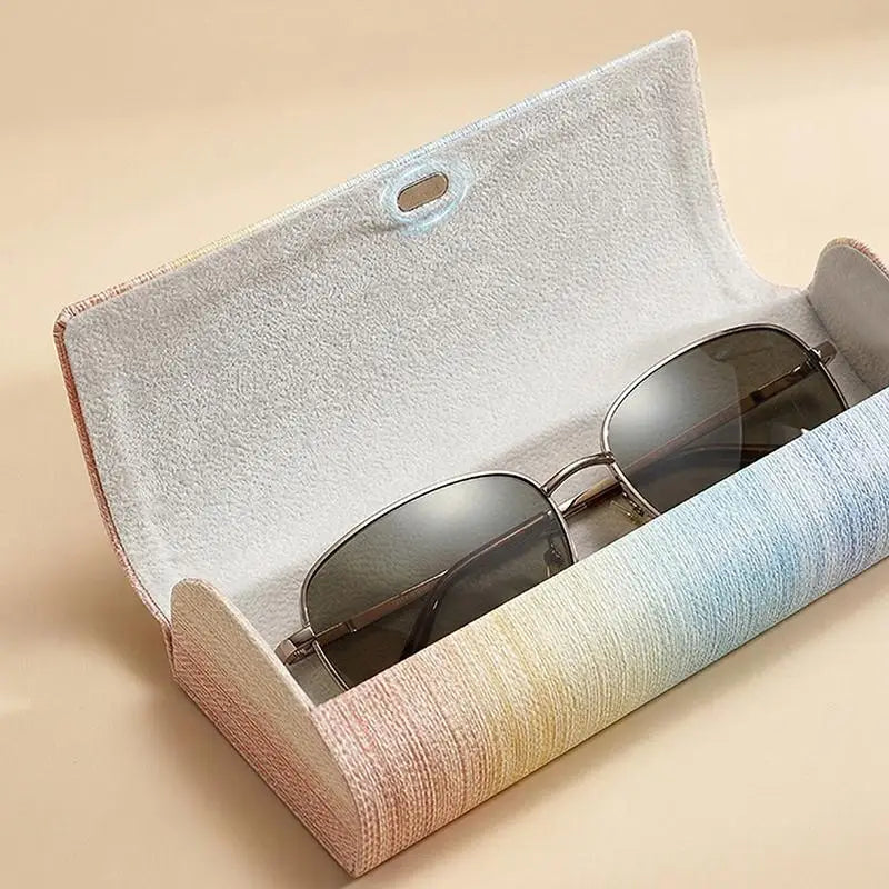 Hard-Shell PU Leather Glasses Case | Portable Eyewear Box Eyewear Case Oasis Select