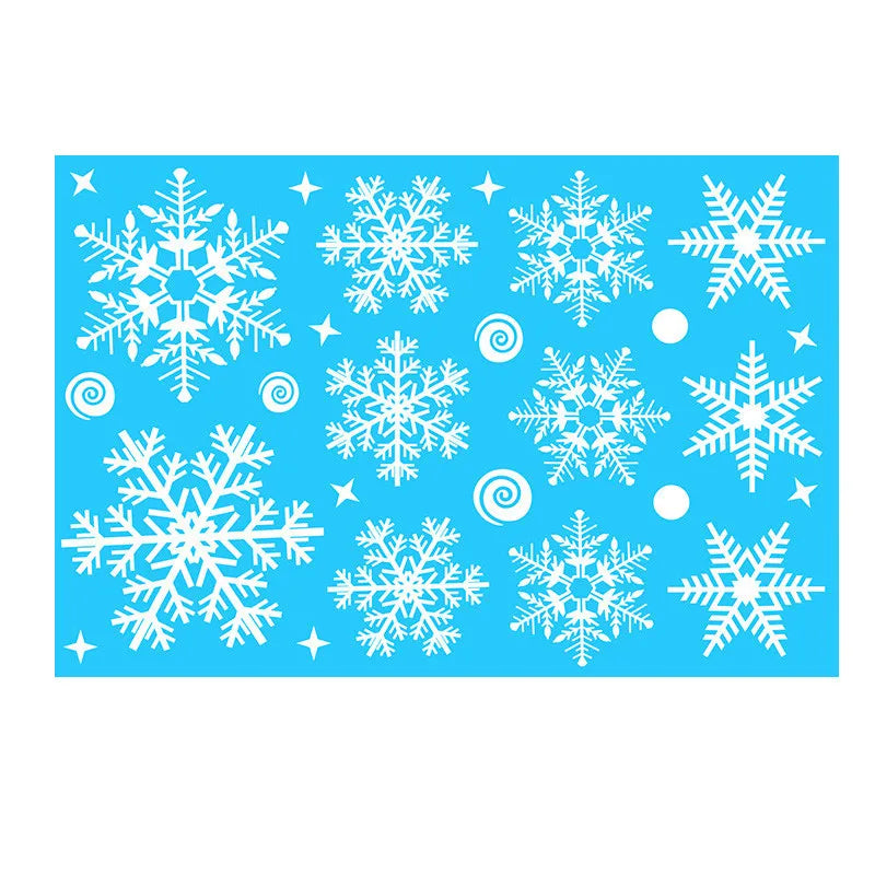 Christmas Electrostatic Window Stickers – Santa & Reindeer Holiday Window Clings Oasis Select U 20 30CM