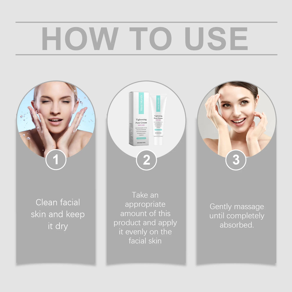 Tightening Pore Cream Remove Blackheads Fade Blemishes Relieve Dryness Oil Control Smoothing Shrink Pores Face Moisturizer Cream Oasis Select