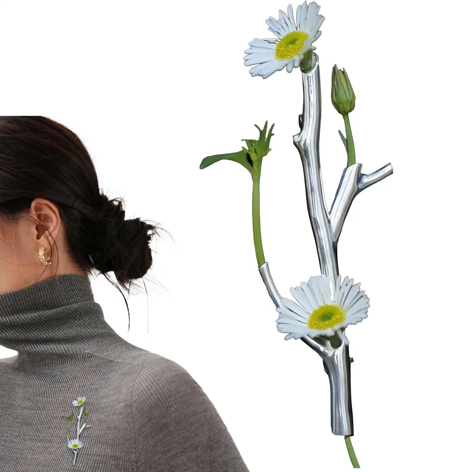 Branch Brooch Trendy Clothes Decoration Fashion Clothing Corsage for Women Men Students Wedding Dinner Dance Special Occasions Oasis Select
